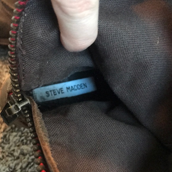Steve Madden Red Zipper Boots size 7 - Picture 7 of 7